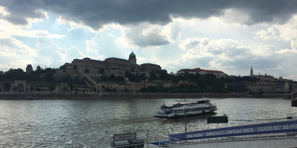 Budapest View of Buda Castle across the Danube