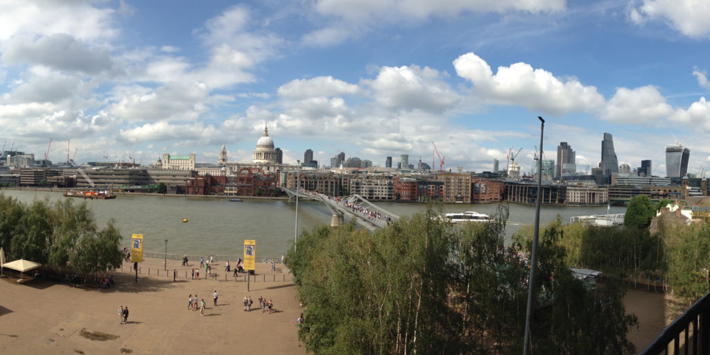 London Skyline from Tate Modern - Best view of London for free - Travel for a Living
