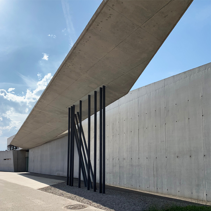 Zaha Hadid's Fire Station and other famous buildings at Vitra Campus - Travel for a Living