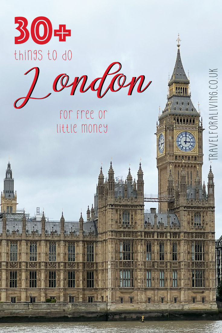 London for free or little money - Travel for a Living
