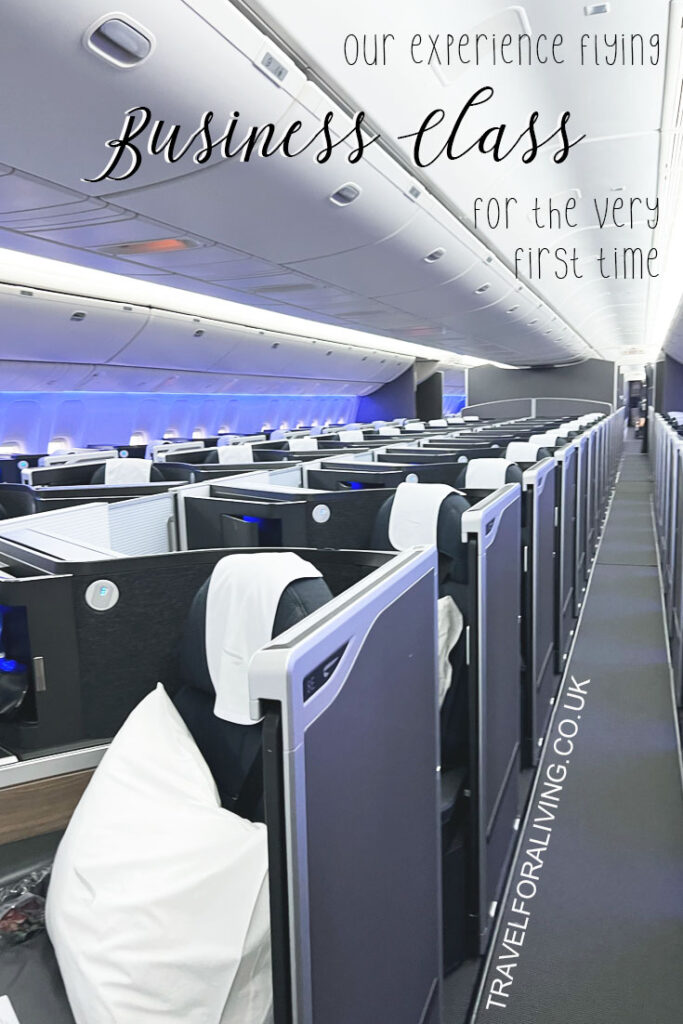 Experience flying Business Class first time - Travel for a Living