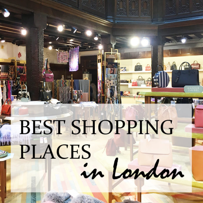 Best shopping places in London Travel for a Living