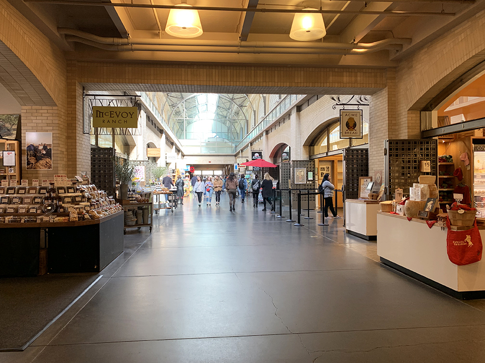 Exploring the shops in Ferry Building - Travel for a Living