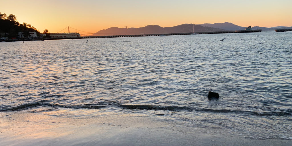 Sun Set over the Bay - Our Trip to San Francisco - Travel for a Living